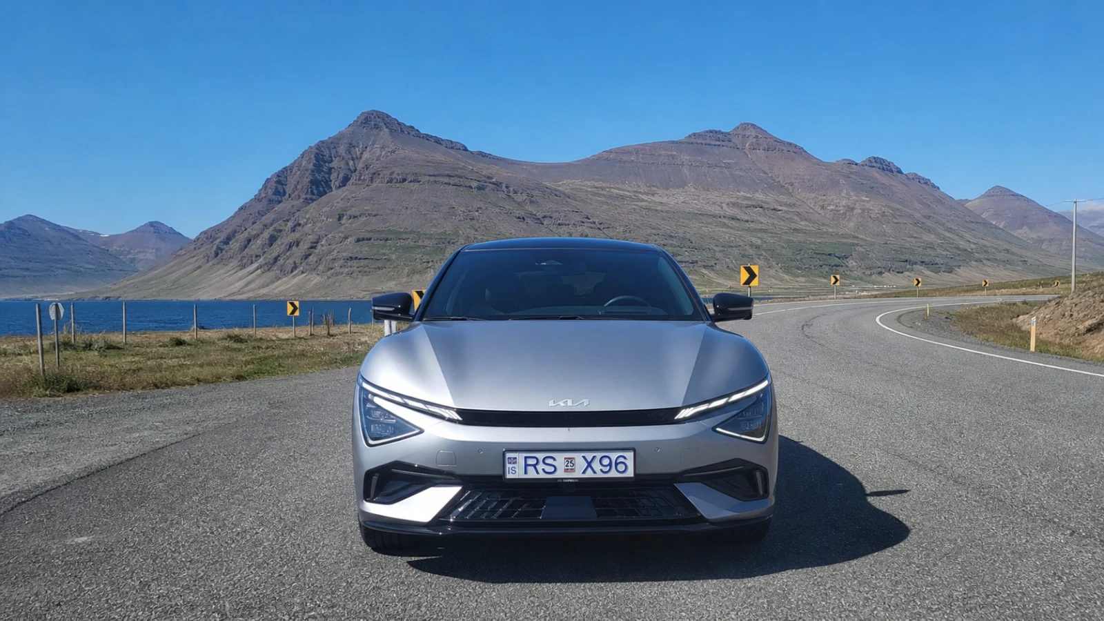 Kia EV6 electric car rental Keflavík Iceland no credit card